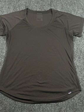 Patagonia Capilene Cool Trail Lightweight Shirt Women’s L Gray Hiking Tee
